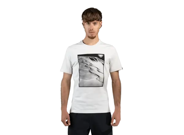 Dynafit Graphic Cotton pánske tričko krátky rukáv Nimbus/First Track