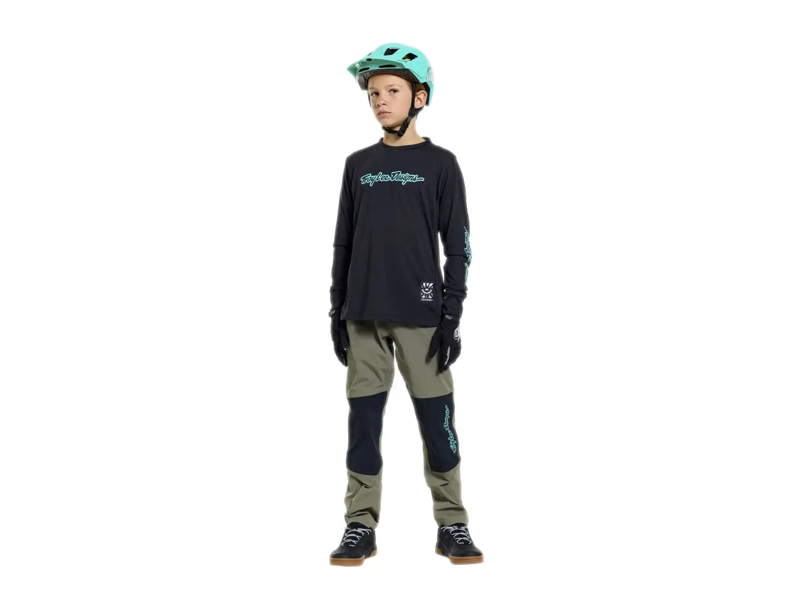 Troy Lee Designs Youth Skyline Trail detské nohavice Mono Army