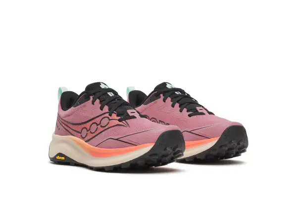Saucony Peregrine 16 dámska bežecká obuv Mauve/Salmon