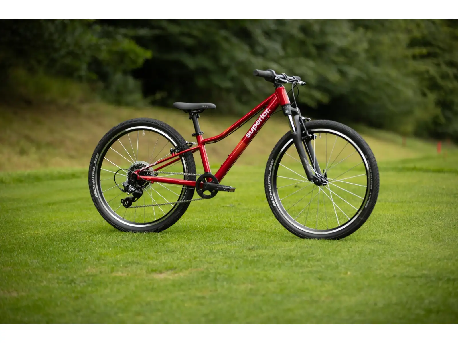 Superior RACER 24 detský bicykel Gloss Racing Red