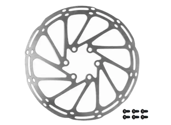 Force-8 brzdový kotúč 160 mm strieborný