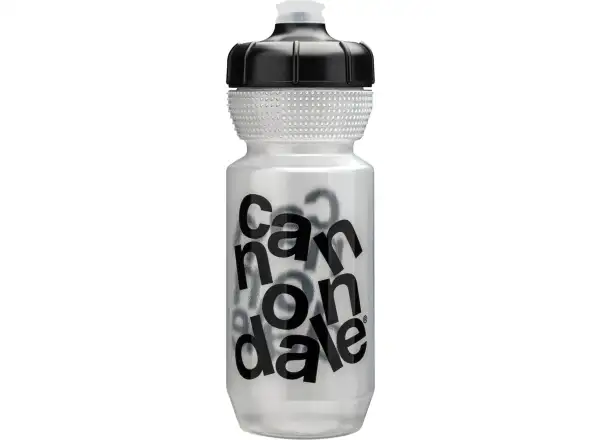 Cannondale Gripper Stacked fľaša 0,6 l Clear/Black