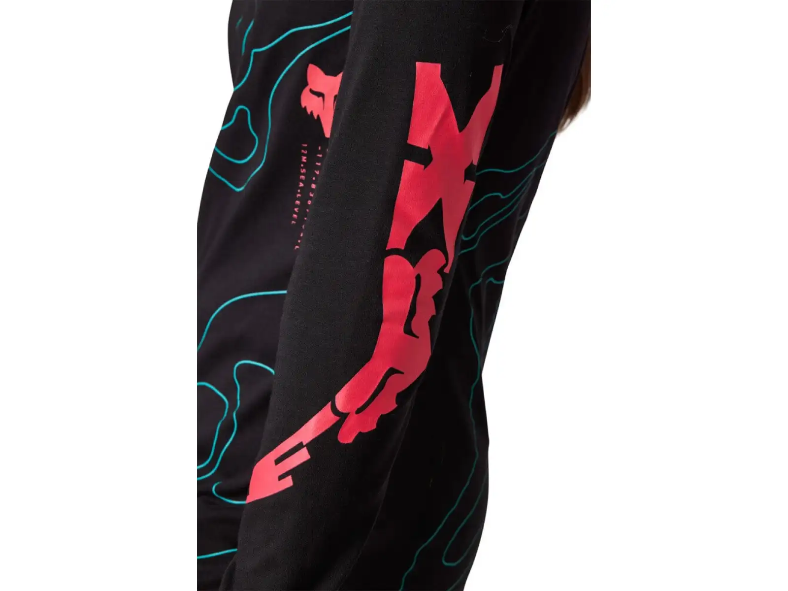 Fox W Ranger Mid Ls Lunar dámsky dres dlhý rukáv Black