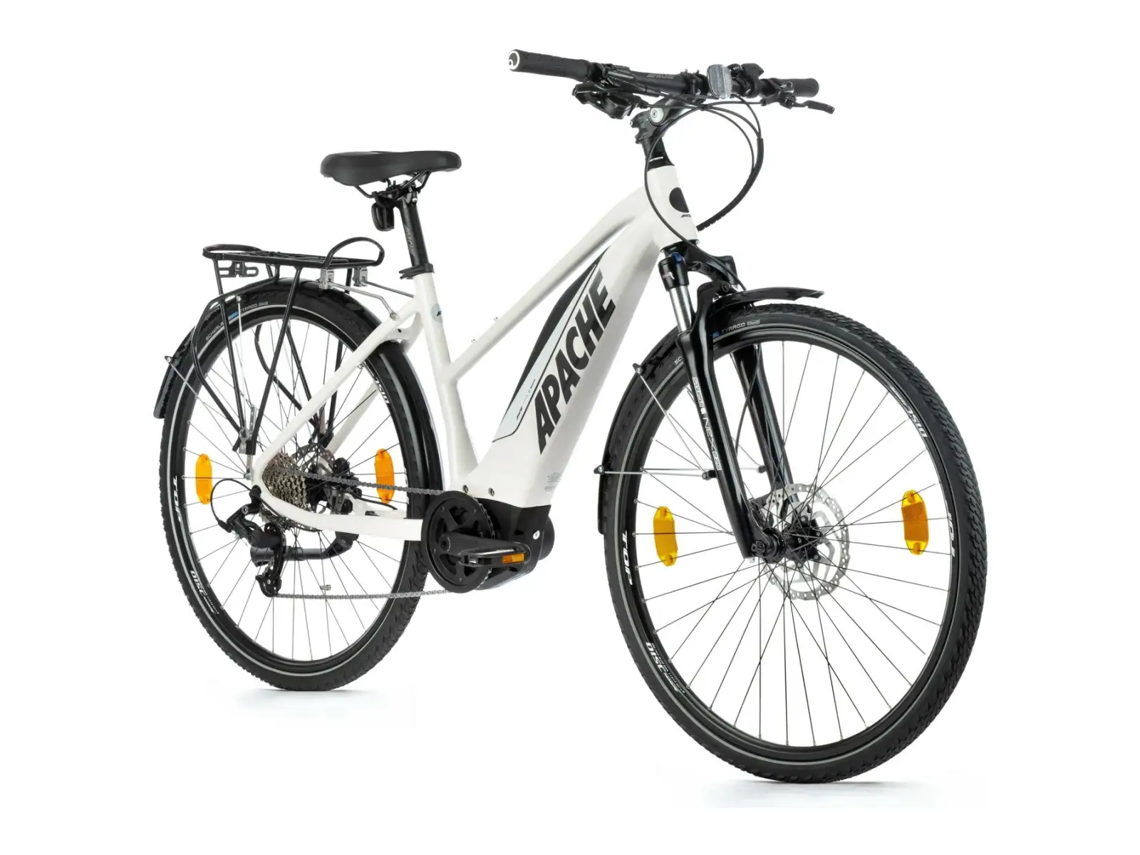 Apache Matta 3 Bosch Tour dámsky krosový elektrobicykel biela