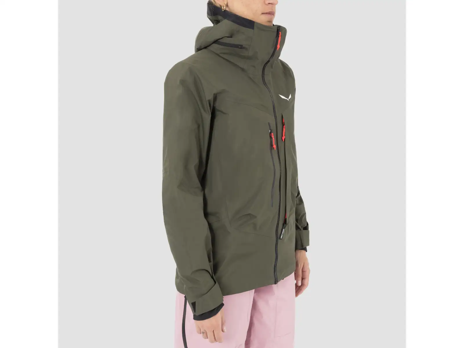 Salewa Sella 3L Powertex dámska bunda Dark Olive
