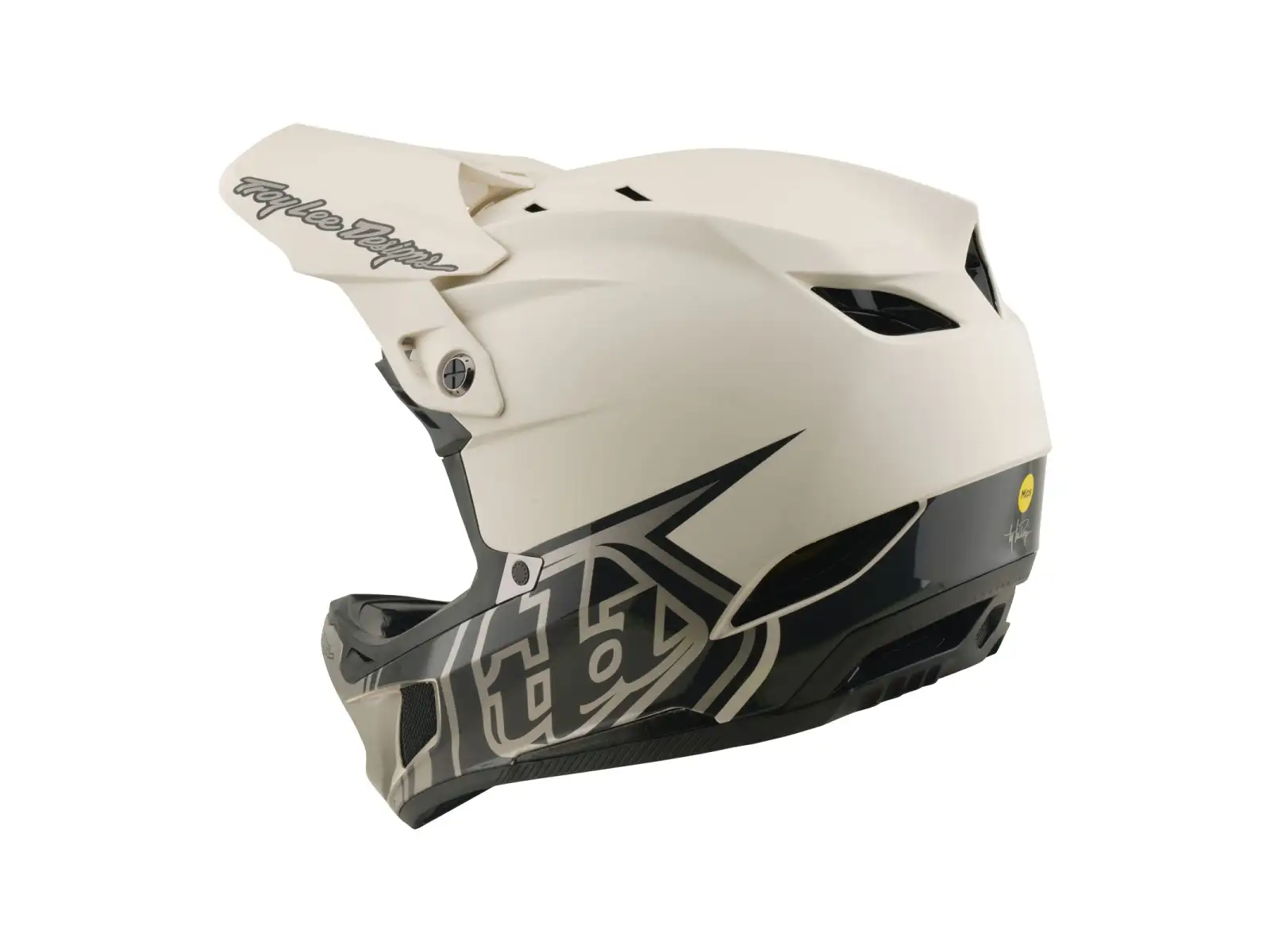 Troy Lee Designs D4 Composite MIPS prilba Stealth Pumice