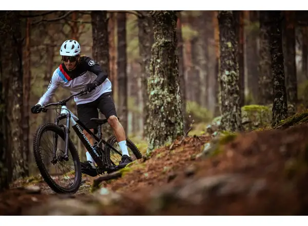 Mondraker Raze celoodpružený bicykel black/dirty white