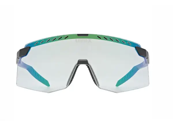 Uvex Pace Stage Variomatic okuliare Black Matt/Mirror Green