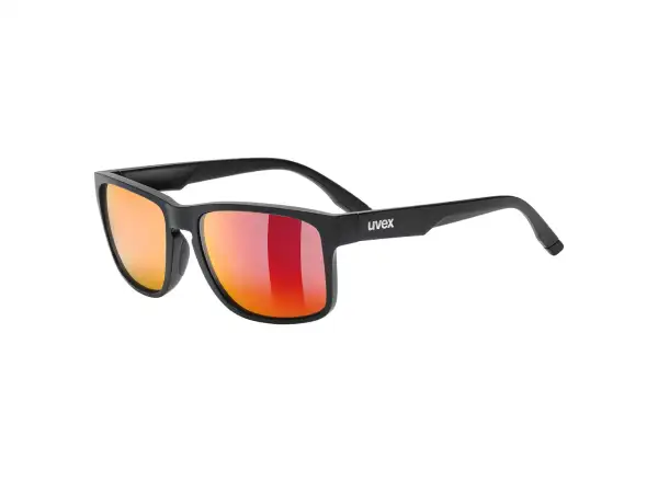 Uvex Poise slnečné okuliare Black Matt/Mirror Red