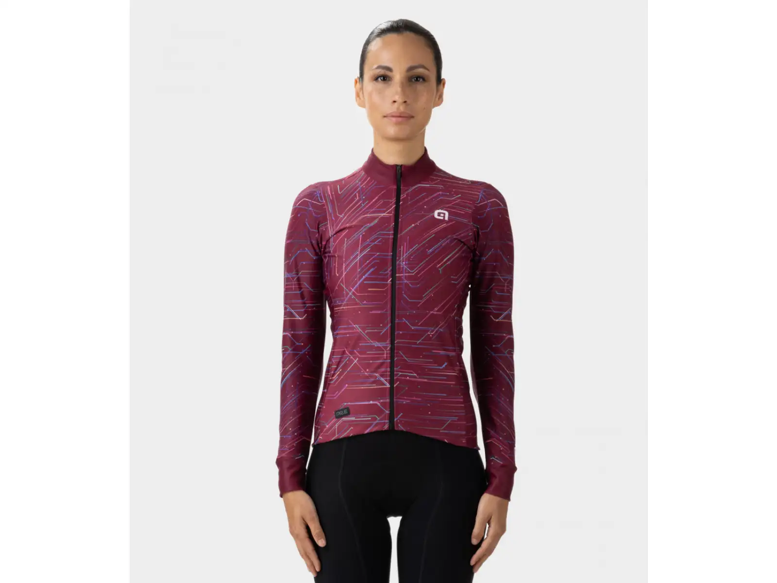 Alé Byte PR-E dámsky dres dlhý rukáv Bordeaux