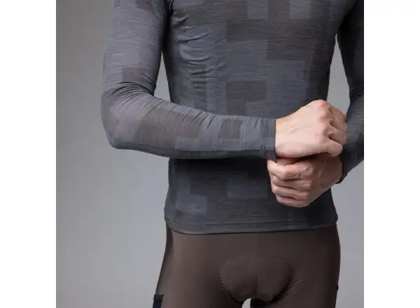 Alé Intimo Knitted pánske spodné tričko dlhý rukáv Grey
