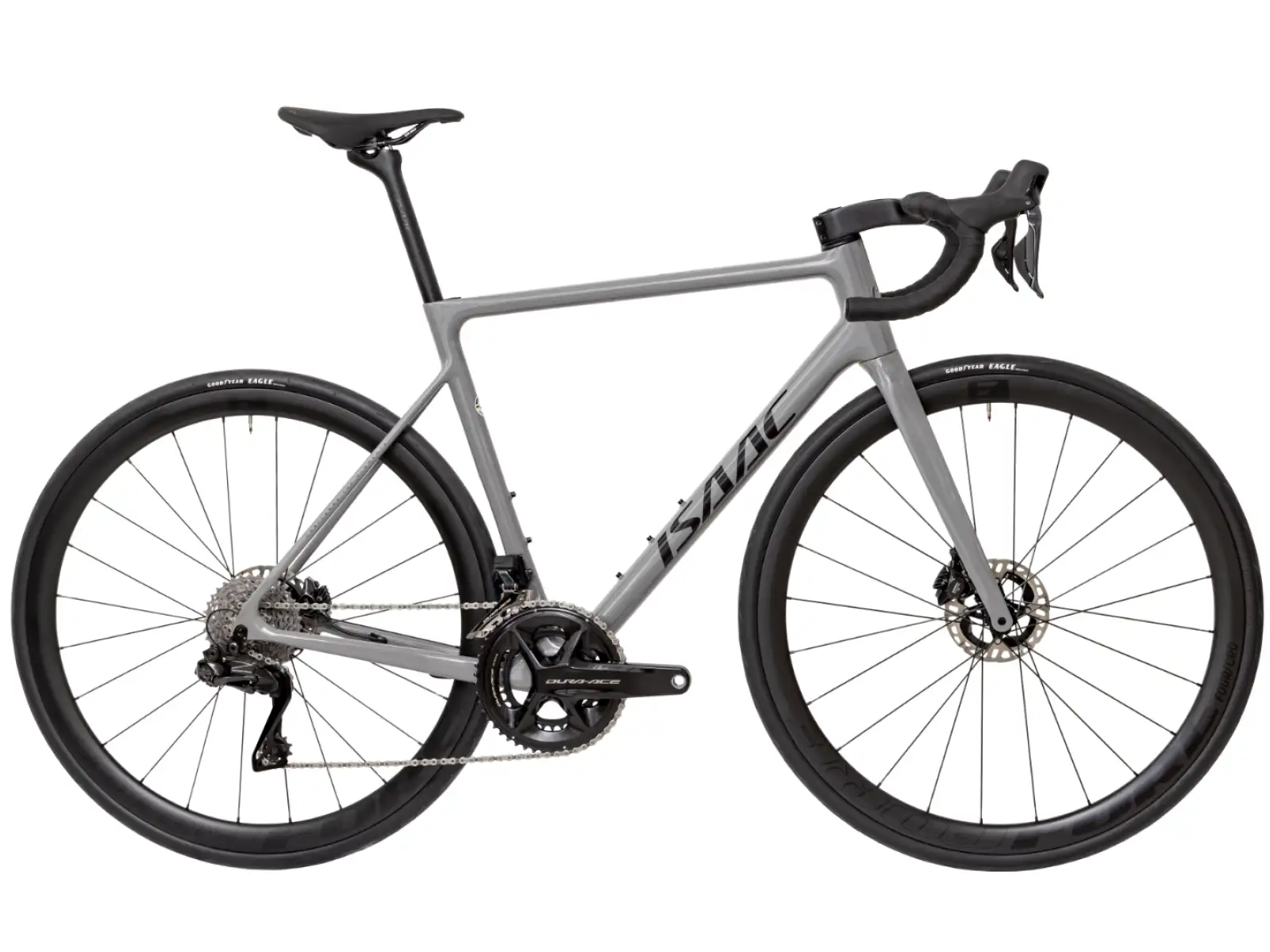 Isaac Element DuraAce Di2 cestný bicykel Granite Grey