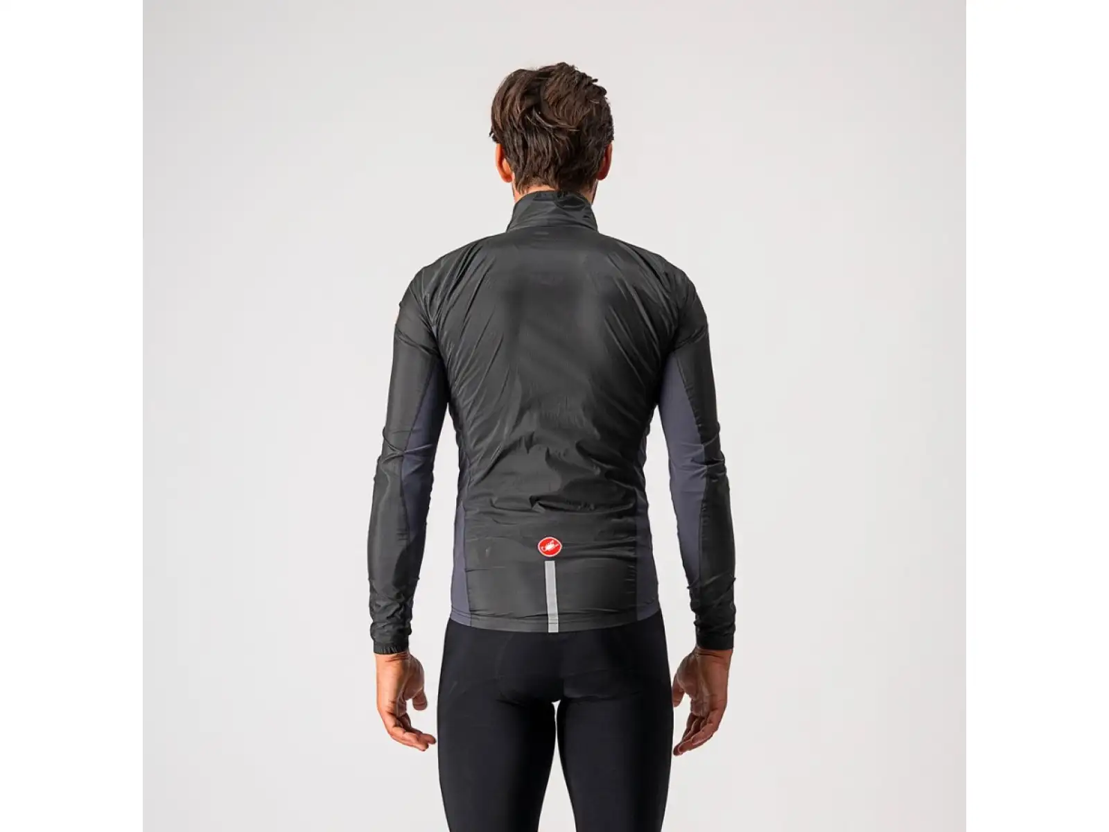 Castelli Squadra Stretch pánska bunda light black/dark gray