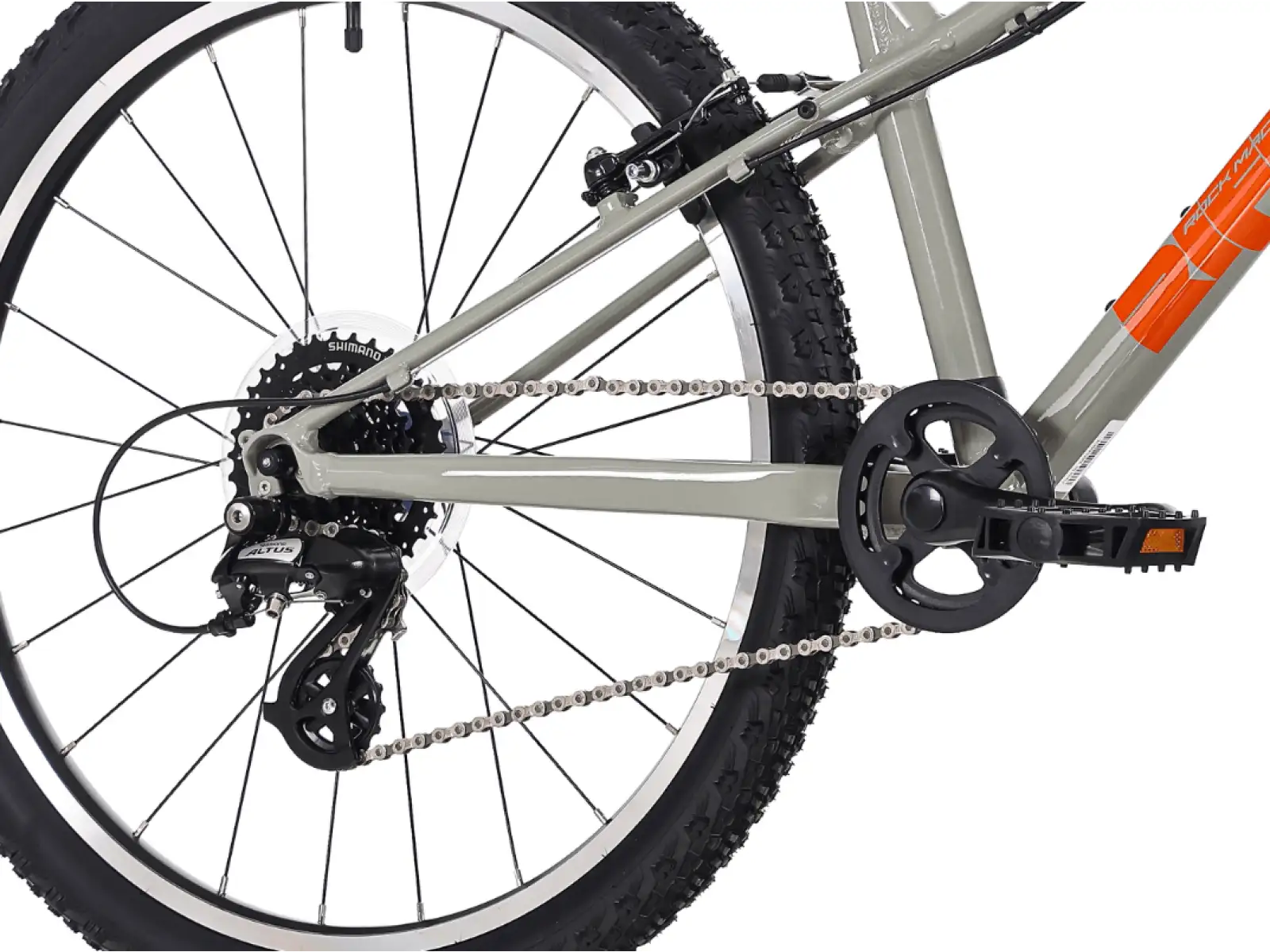 Rock Machine RIFF Jr 24 detský bicykel Gloss Limerock Grey