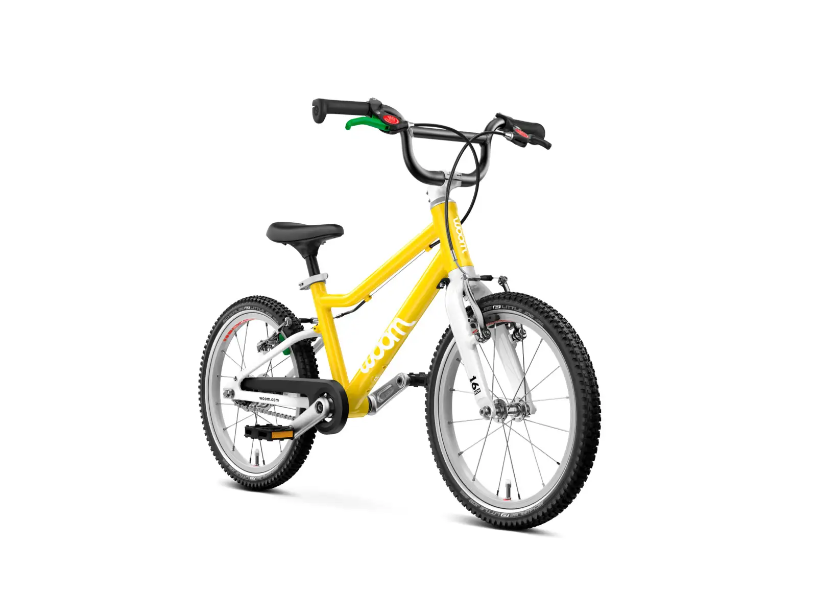 Woom GO 3 Automagic Vibrant Yellow 16 detský bicykel
