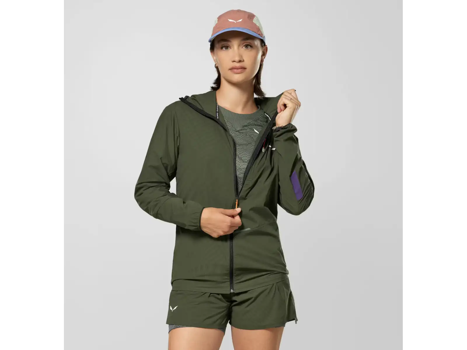Salewa Pedroc Wind Light dámska bunda Dark Olive