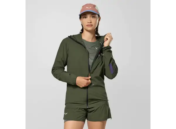 Salewa Pedroc Wind Light dámska bunda Dark Olive