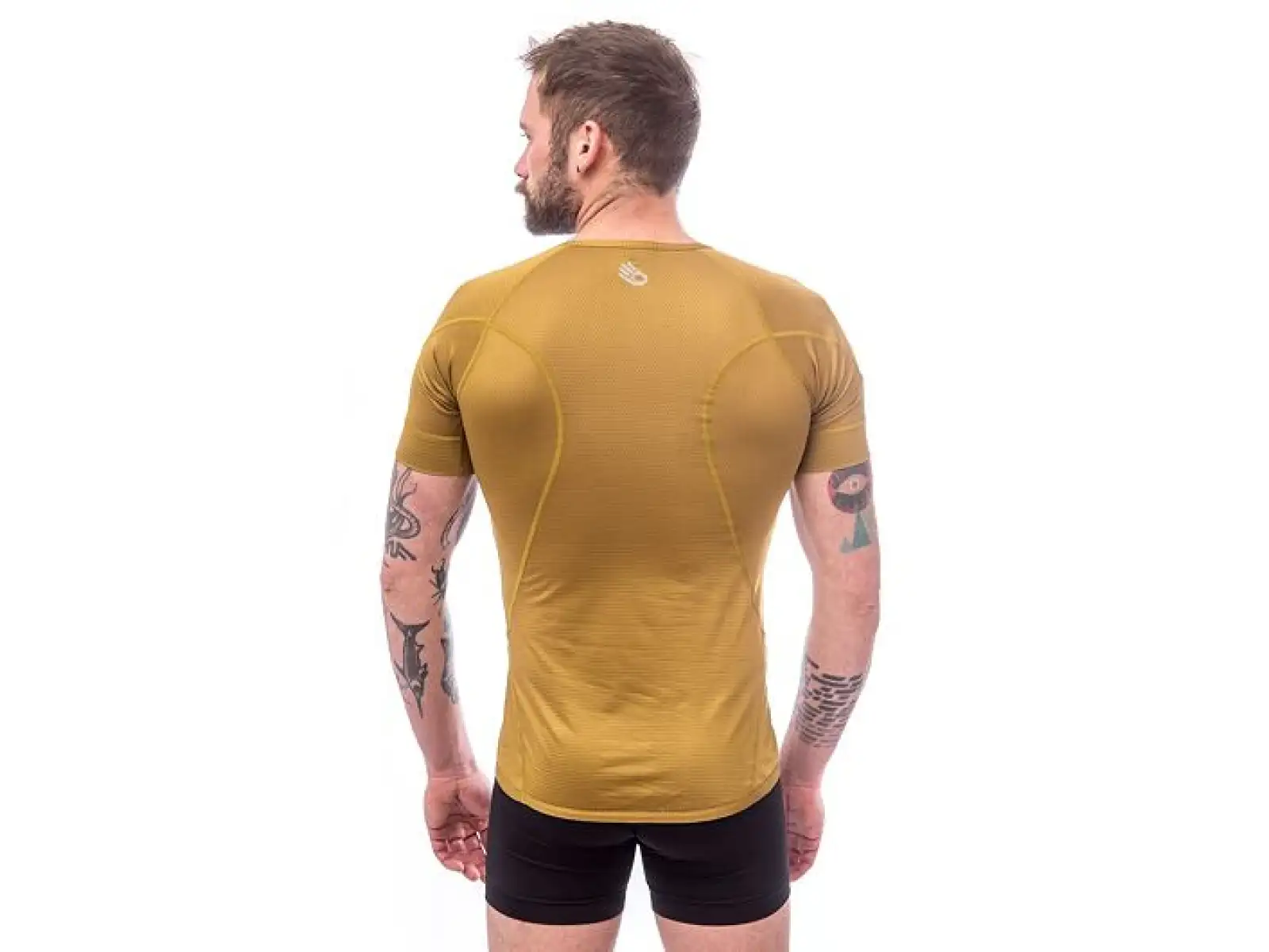 Sensor Coolmax Tech pánske tričko krátky rukáv Mustard