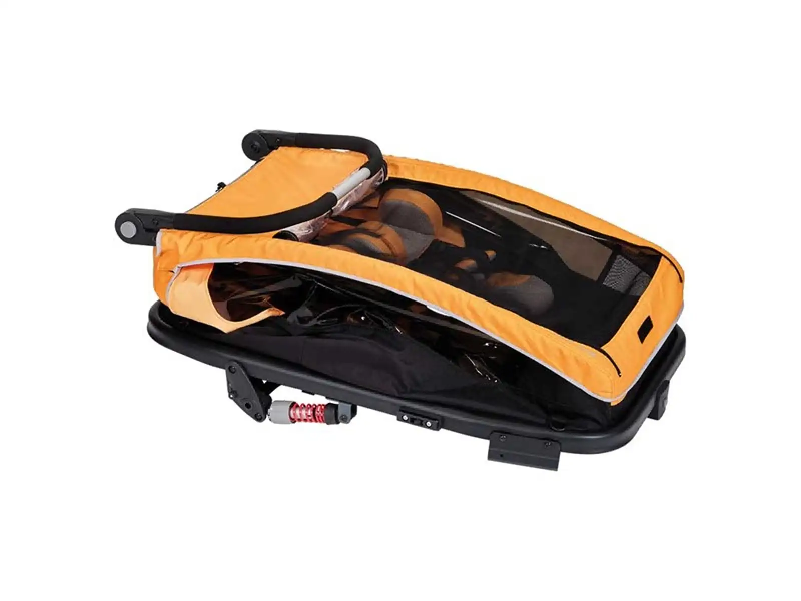 XLC DUOs BS-C10 dvojmiestny závesný vozík 20" Marigold/Anthrazit