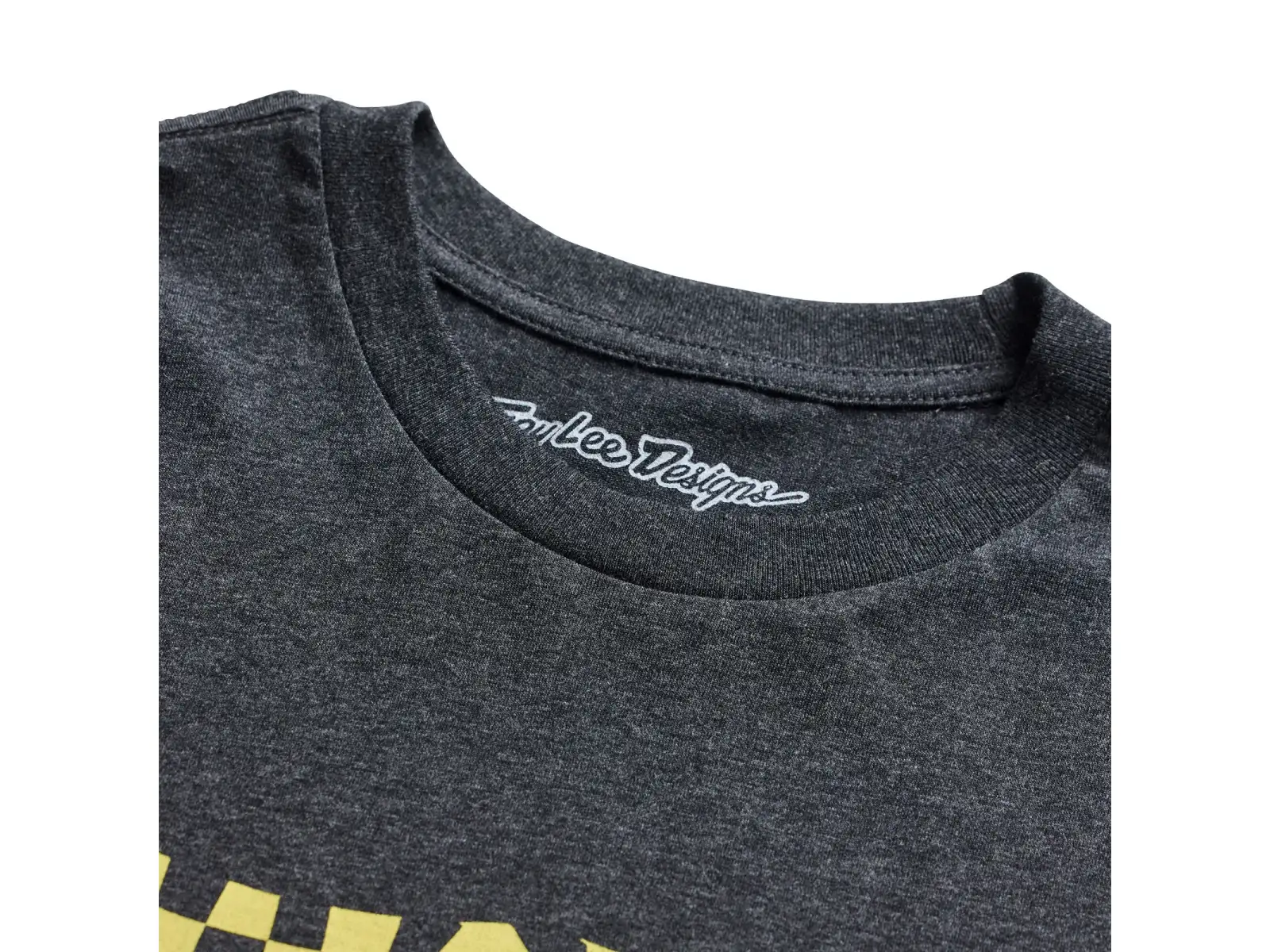 Troy Lee Designs Finish Line pánske tričko krátky rukáv Black heather