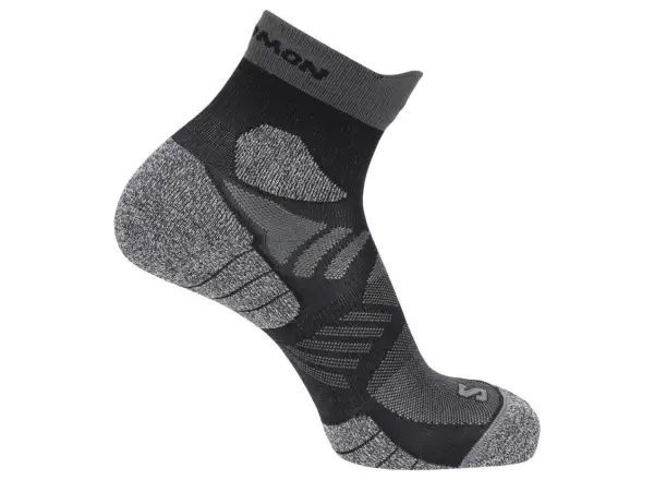 Salomon Aero Ankle bežecké ponožky Black/Castelrock