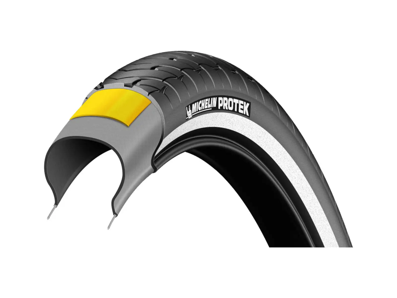 Michelin Protek 47-622 trekingový plášť drôt black
