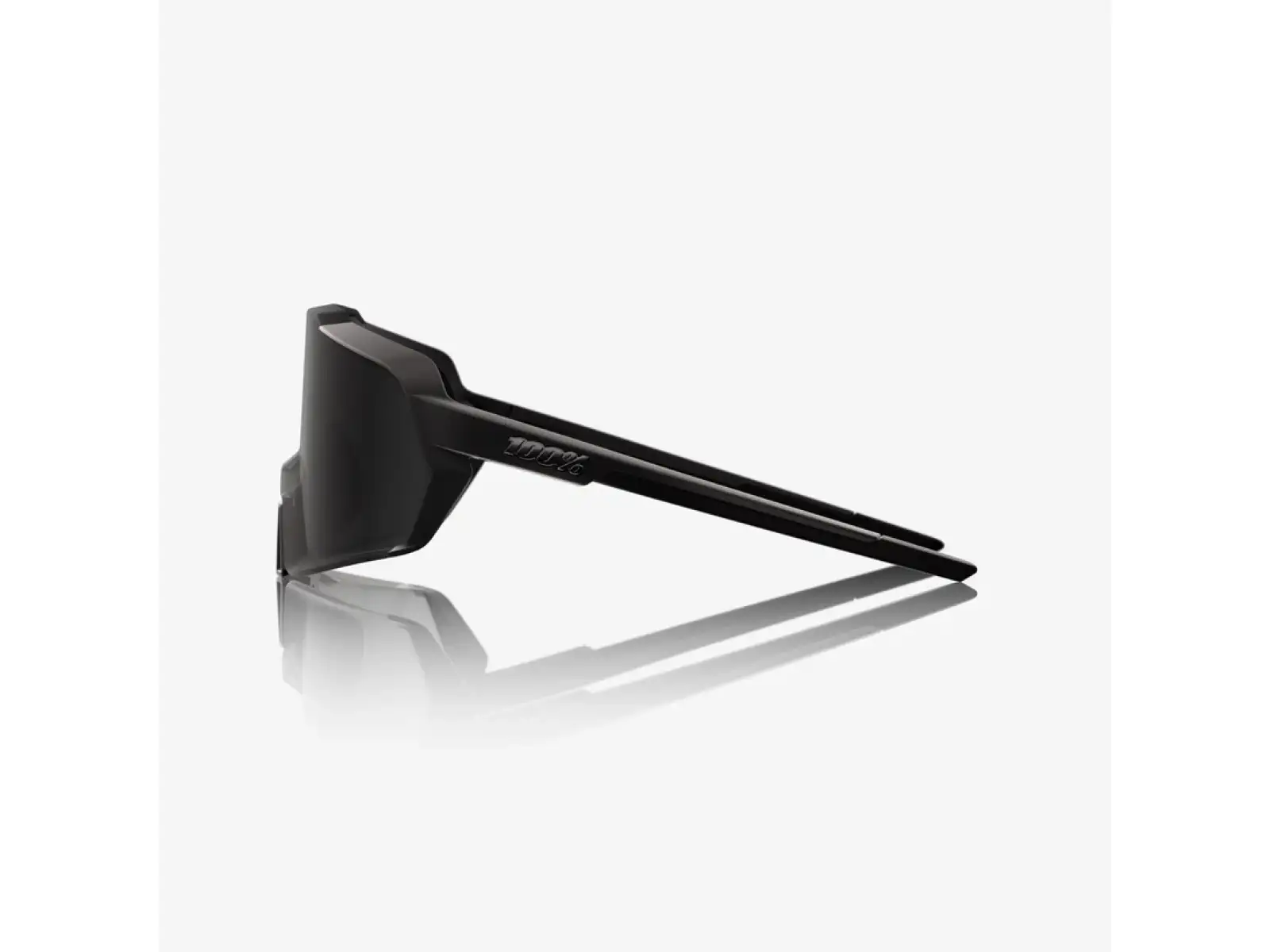 100% Korbin slnečné okuliare Matte Black Gloss Black/Black Mirror