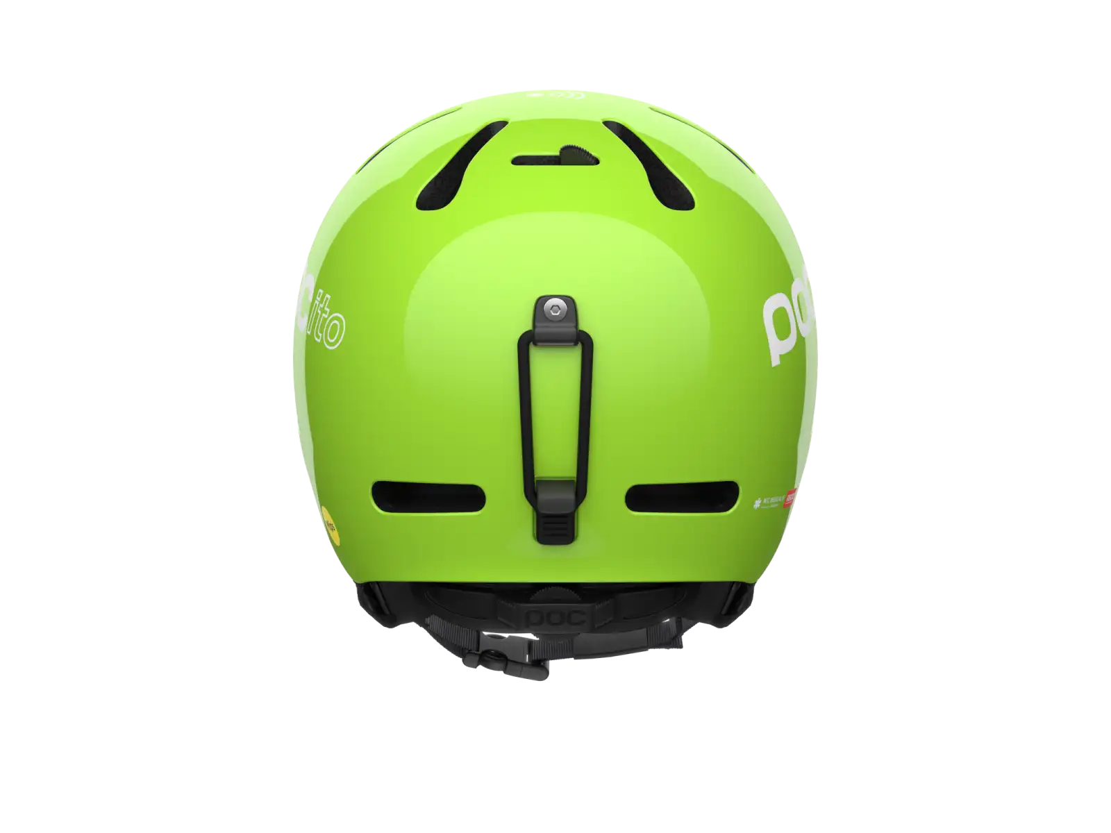 POC POCito Fornix MIPS detská lyžiarska prilba Fluorescent Yellow/Green