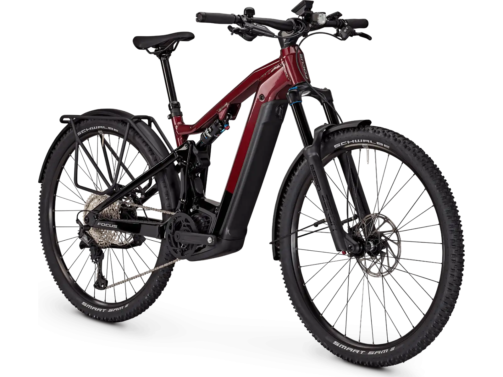 Focus Thron2 6.8 EQP DI 625 Wh celoodpružený elektrobicykel Mahagonyred/Magicblack