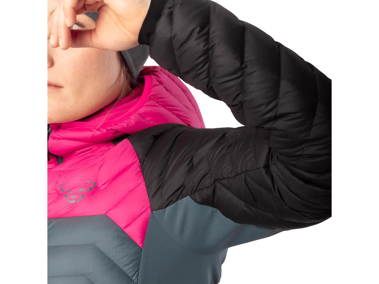 Dynafit Radical Down Hooded dámska Bunda Black Out/6550/0720