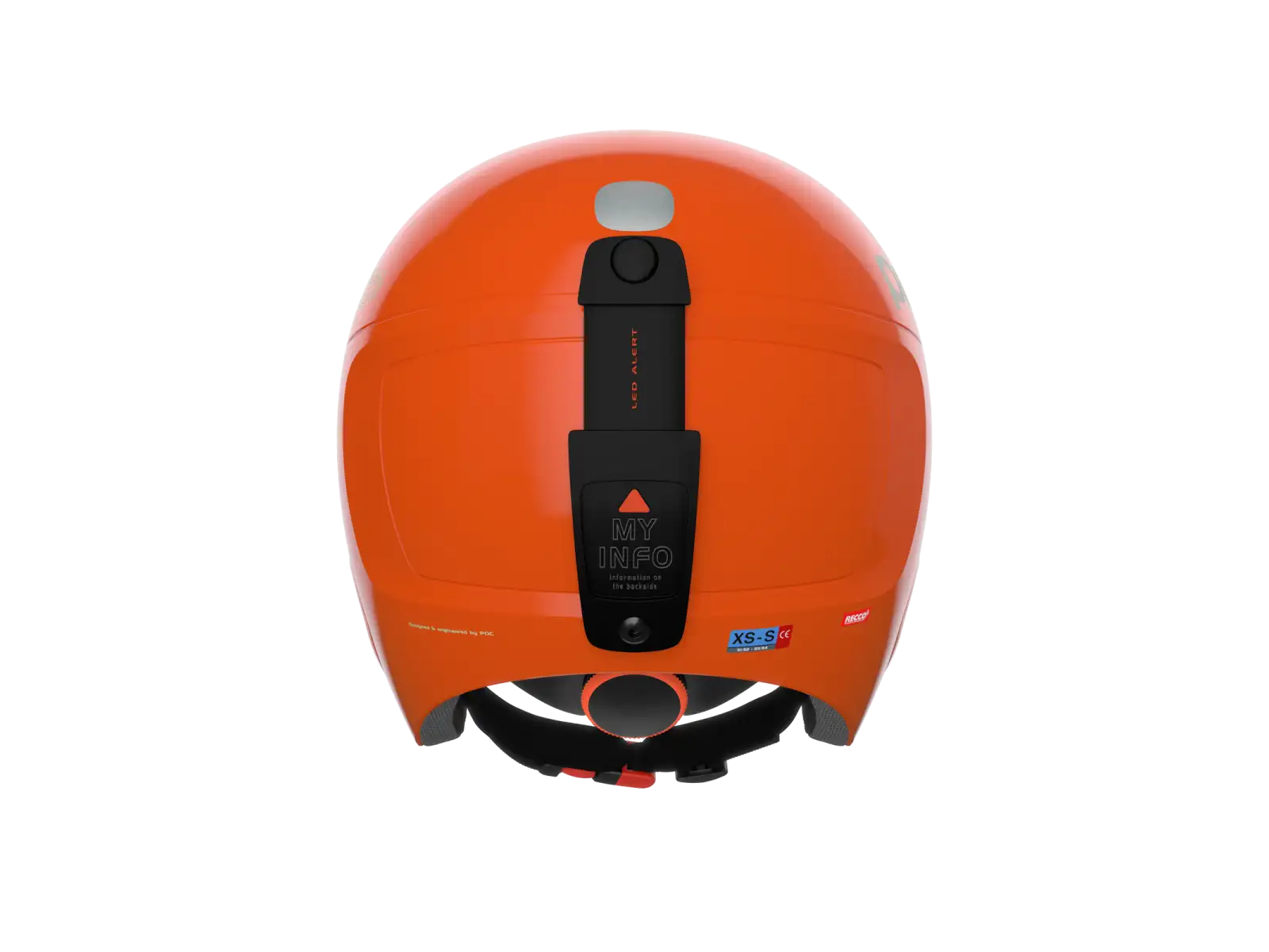 POC POCito Skull detská lyžiarska helma fluorescent orange adjustable vel. Uni