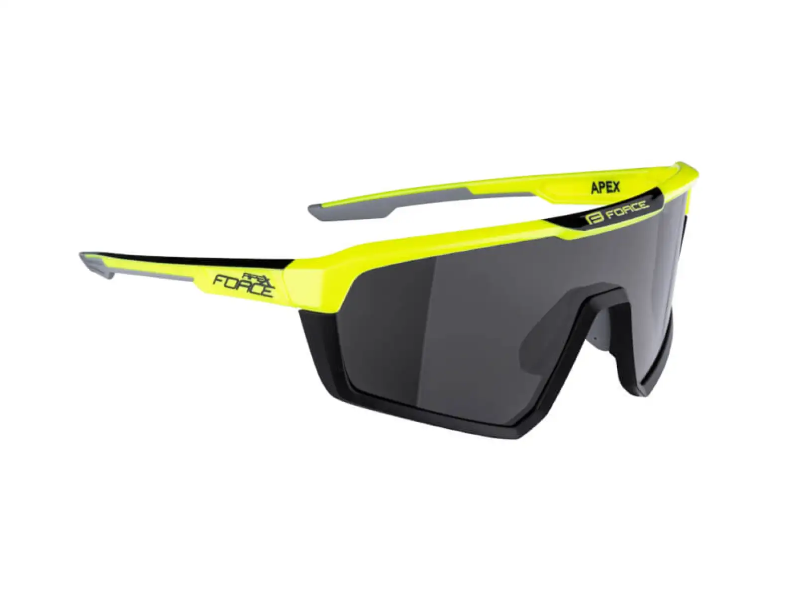Force Apex okuliare fluo-čierne/čierne sklá