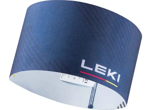 Čelenka Leki XC Headband tmavá džínsová/biela/šedá veľkosť. Uni
