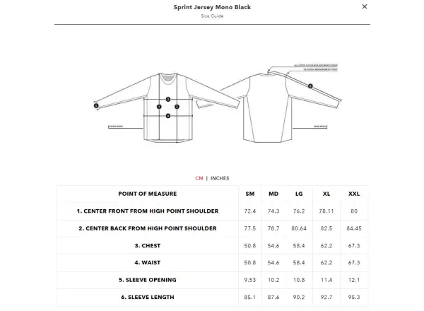 Troy Lee Designs Sprint Mono dres s dlhým rukávom Black