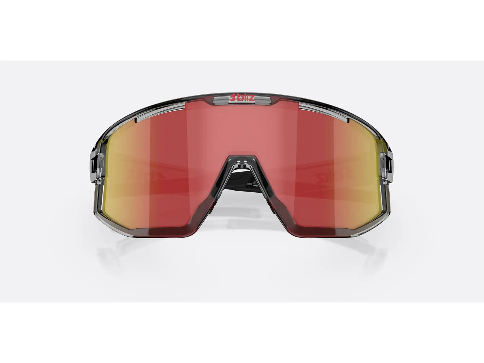 Bliz Fusion slnečné okuliare Transparent Dark Grey/Brow Red Multi