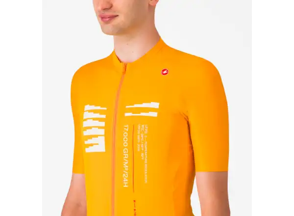 Castelli Espresso R-A/D pánsky dres krátky rukáv Vivid Orange
