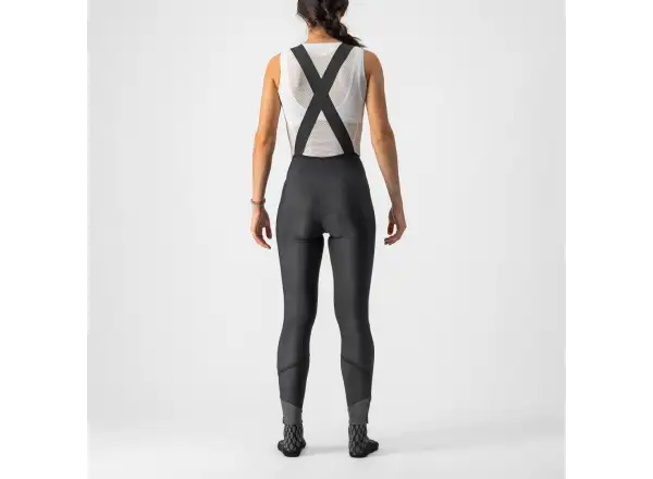 Castelli Velocissima DT Bibtight dámske nohavice Black/Black Reflex