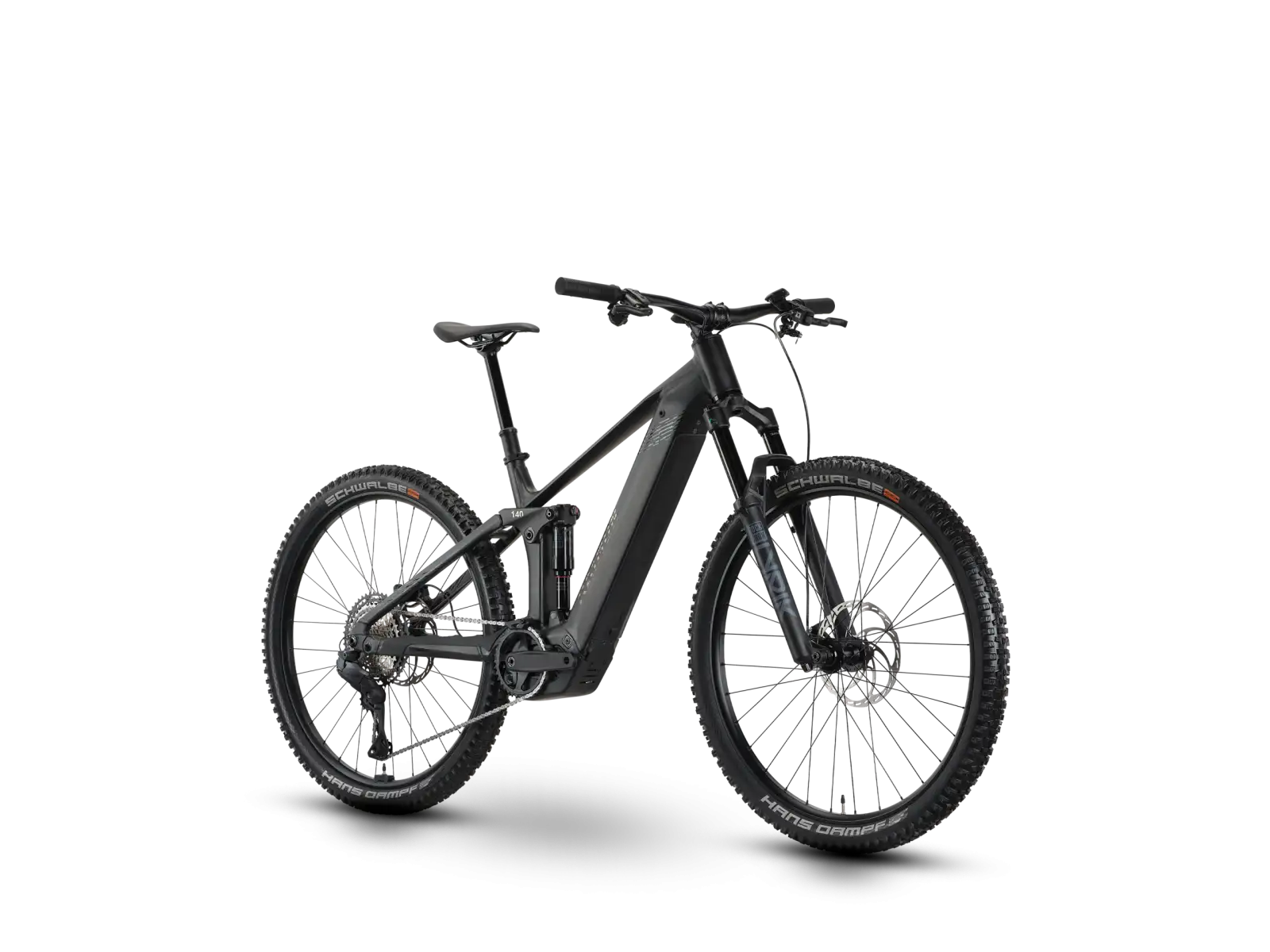 Raymon Korak Ultra micablack/chrome celoodpružený elektrobicykel