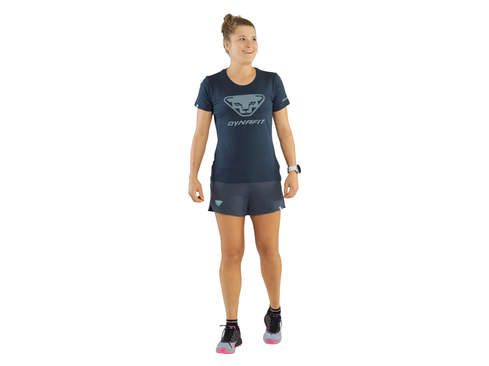 Dynafit Graphic Cotton Dámske tričko s krátkym rukávom Blueberry/3D