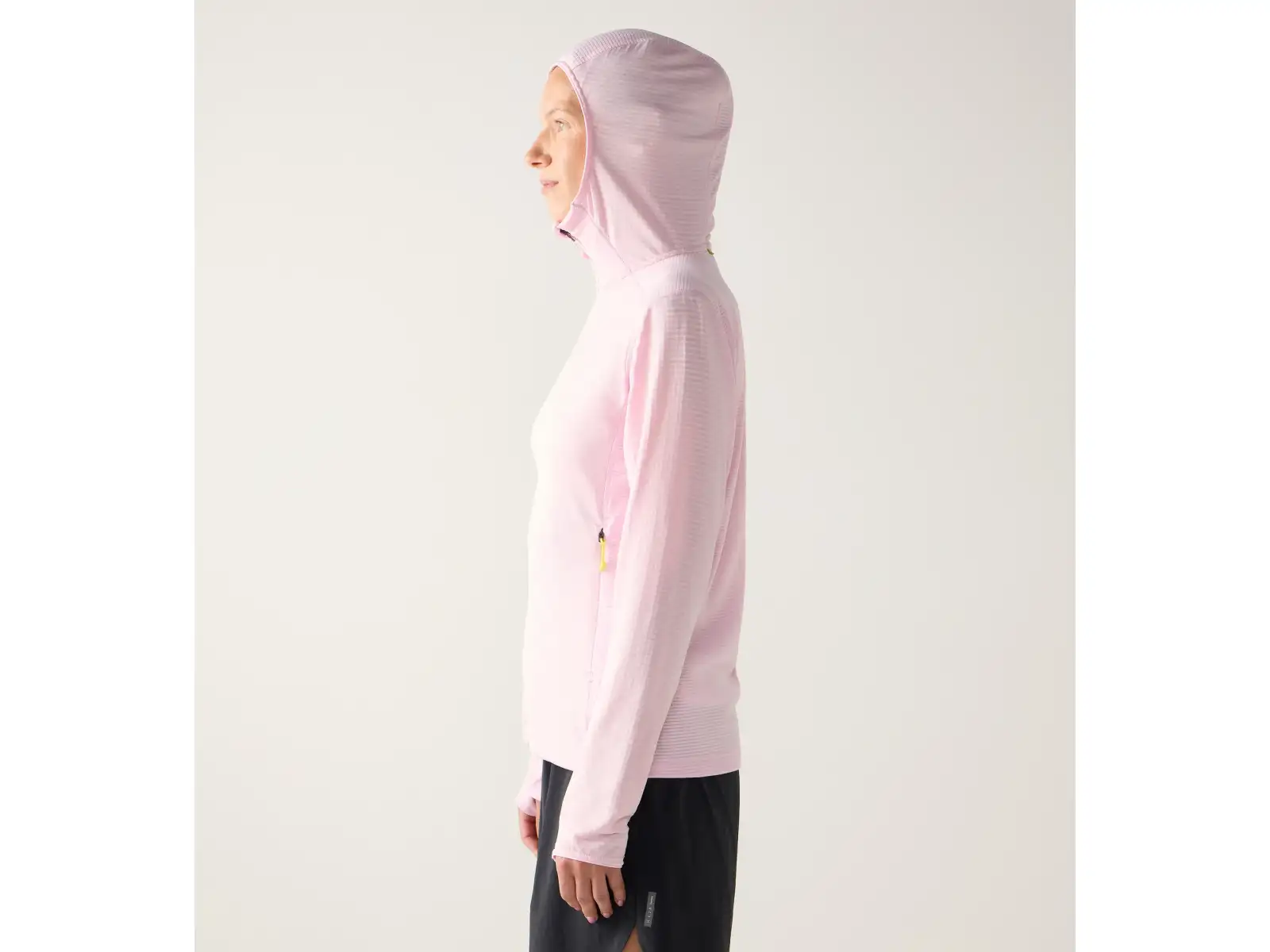 Haglöfs L.I.M Mid Multi Hood dámska mikina s kapucňou Fresh Pink