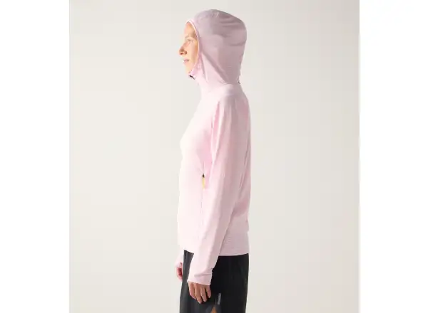 Haglöfs L.I.M Mid Multi Hood dámska mikina s kapucňou Fresh Pink