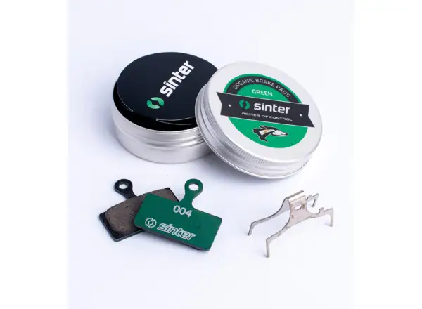 Sinter Shimano G Type brzdové doštičky polymér zelená