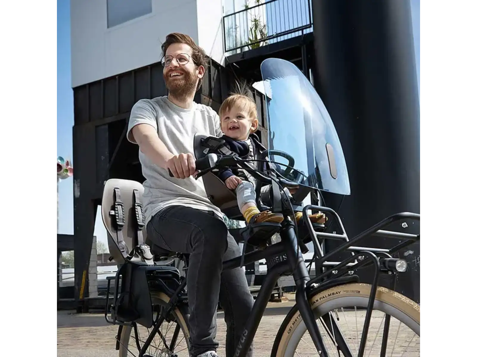Urban Iki Ta-ke zadné sedadlo na bicykel pre MIK nosiče Koge Brown/Kurumi Brown