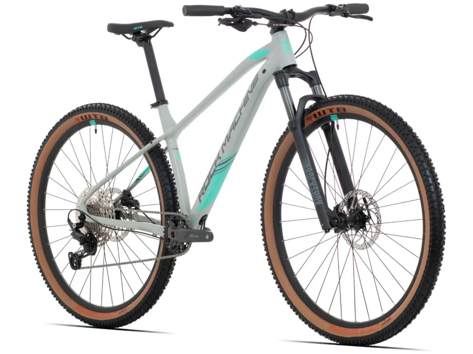 Rock Machine Catherine 60-29 gloss grey/mint green/dark grey horský bicykel