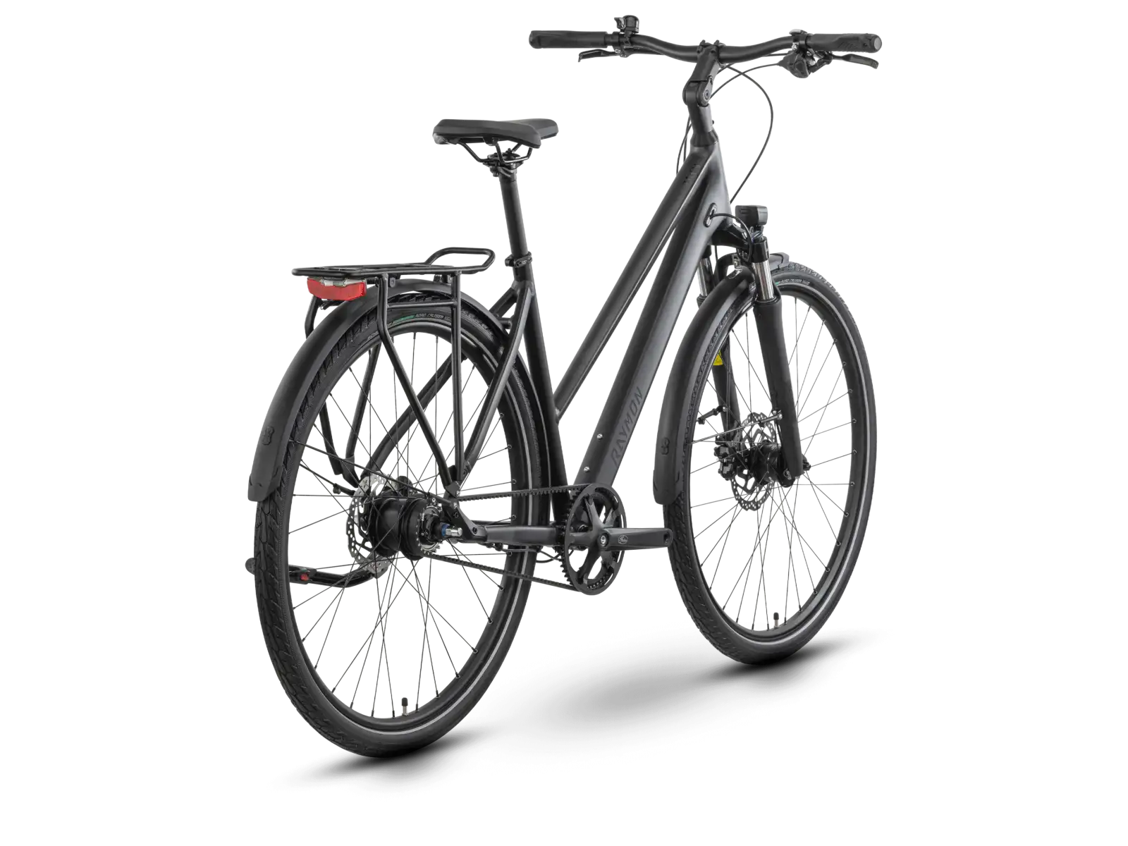Raymon Zayn Ultra Trapeze trekingový bicykel Black/Stealth