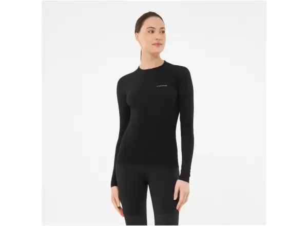 Viking unisex funkčné tričko dlhý rukáv Black