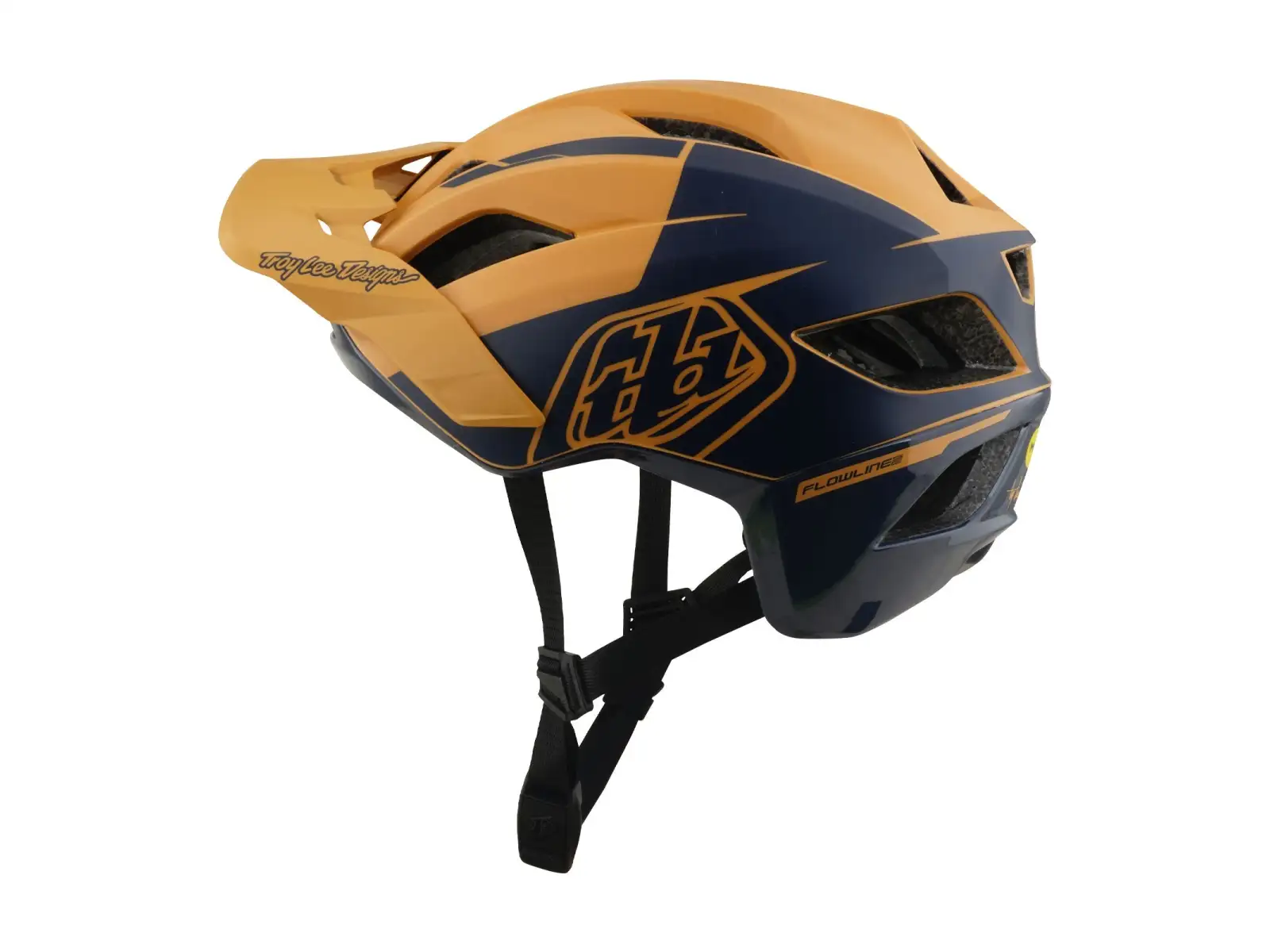 Troy Lee Designs Flowline SE MIPS prilba Hydro Mustard / Black Iris