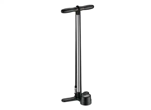 Lezyne Shock Digital Drive dielenská pumpa strieborná