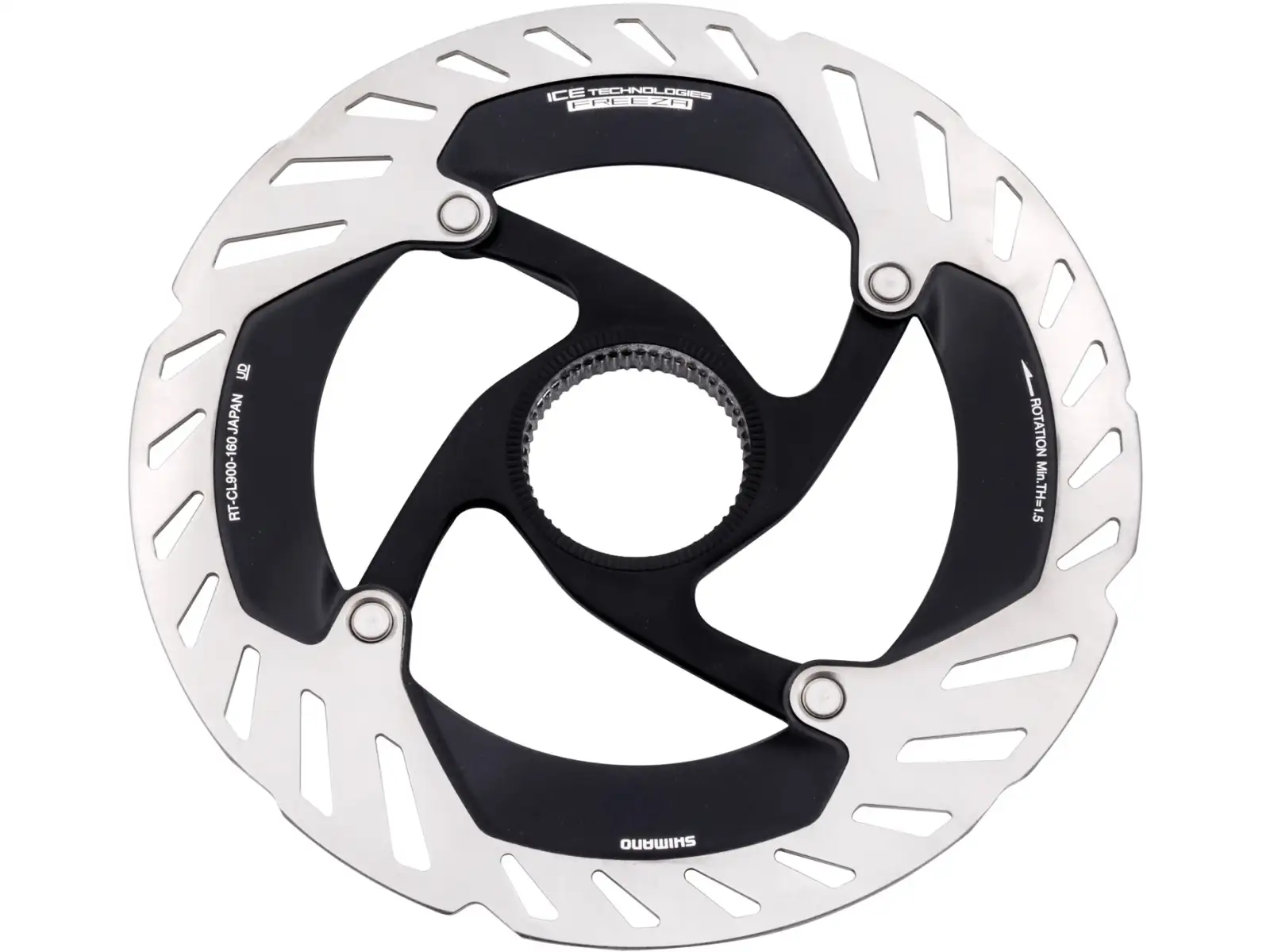 Shimano RT-CL900 brzdový kotúč 203 mm, center lock, Ice Tech, vonkajší lock ring