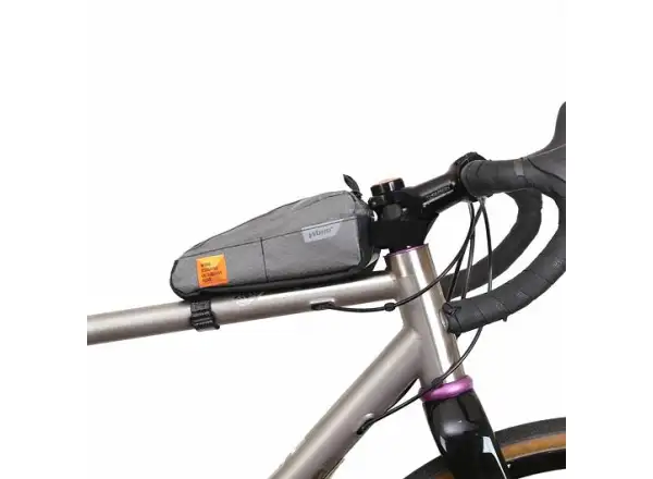 Woho X-Touring Top-Tube taška na rám 850 ml Honeycomb Iron sivá